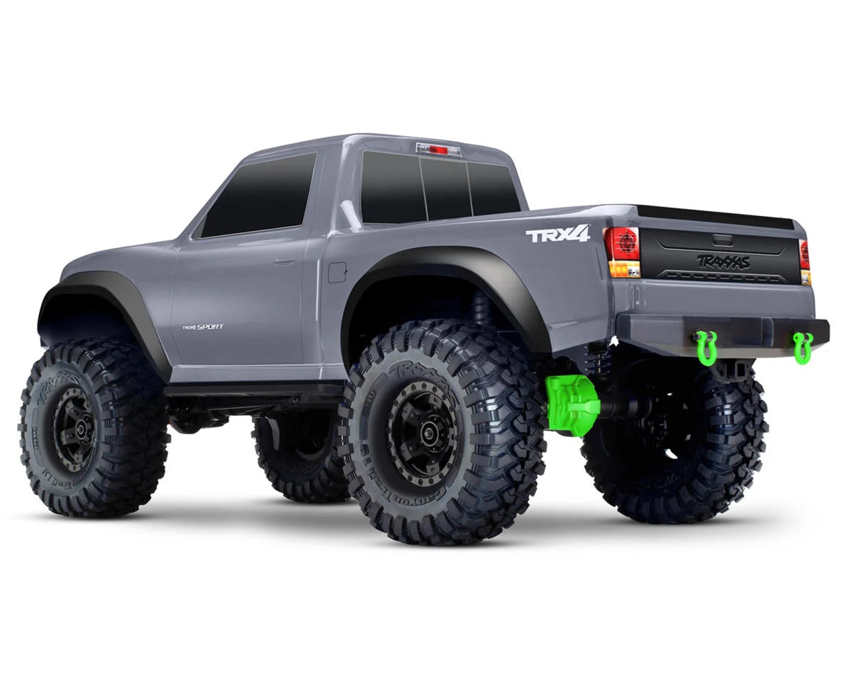 Traxxas - TRX-4® Sport 1/10 4WD RTR Scale Trail Rock Crawler w/XL-5™ HV ESC & TQ™ 2.4GHz Radio, Gris
