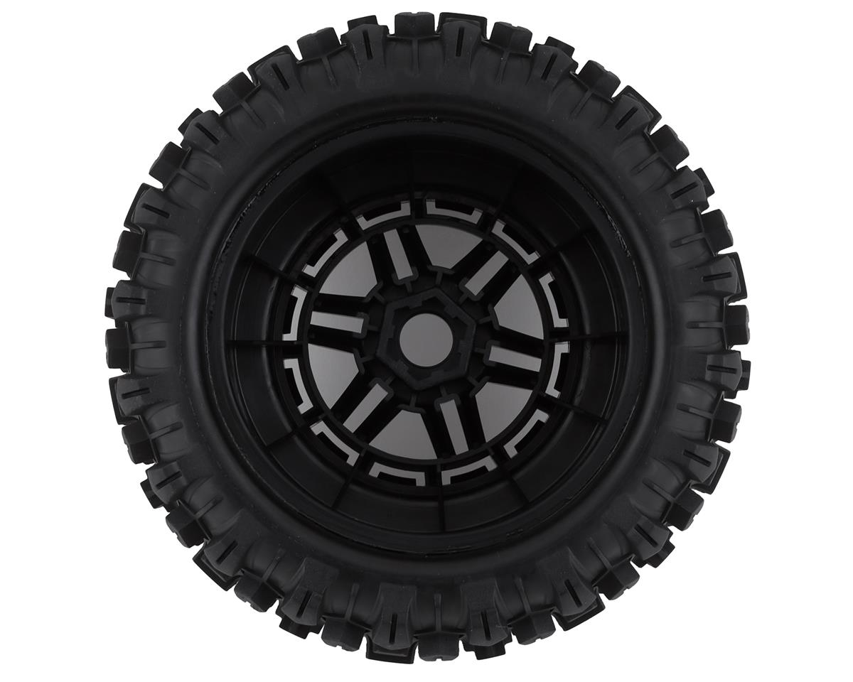 Traxxas - Maxx Pre-Mounted Sledgehammer Tires w/2.8" Wheels (Black) (2) (17mm Hex)