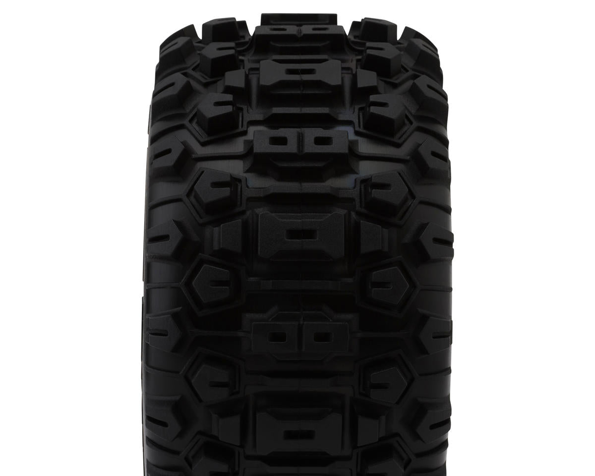 Traxxas - Maxx Belted Sledgehammer 2.9" Pre-Mounted Tires (2) (Black) w/17mm Splined Hex