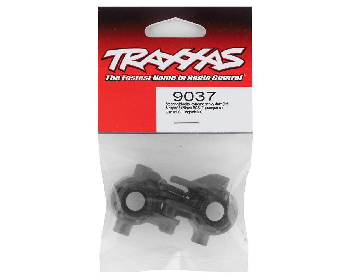 Traxxas - Black Extreme Heavy-Duty Steering Blocks (2)