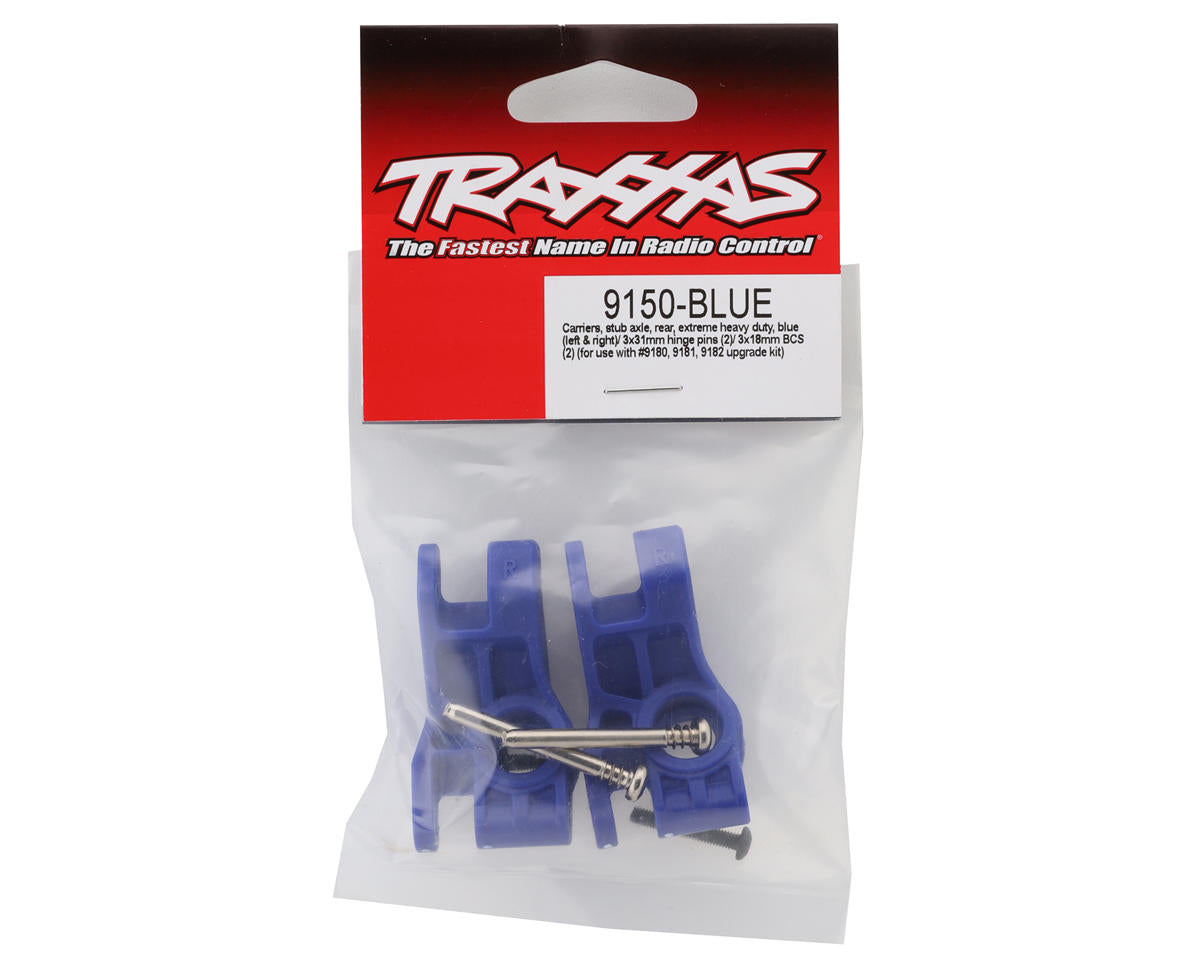 Traxxas - Blue Extreme Heavy-Duty Stub Axle Carriers (L&R)