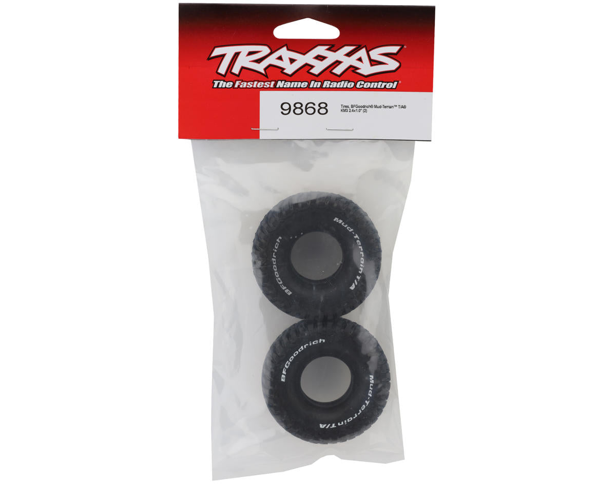 Traxxas - 1.0" BFGoodrich® Mud-Terrain™ T/A KM3 Micro Crawler Tires (2) (61mm OD)