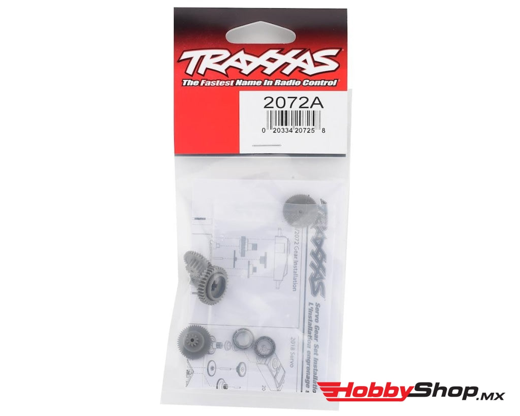 Traxxas - 2070/2075 Juego De Engranajes Servo Plástico En Existencia