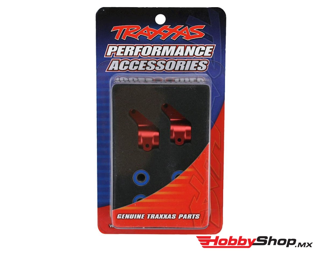 Traxxas - Aluminum Steering Blocks W/Ball Bearings (Red) (2) En Existencia