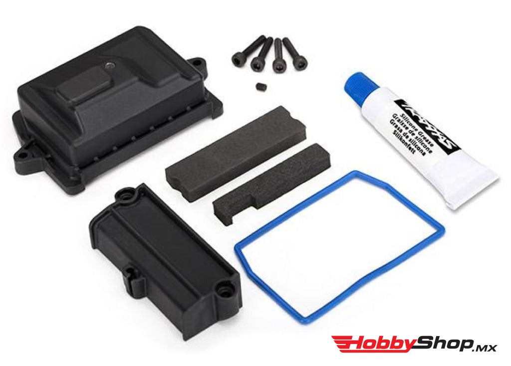 Traxxas - Caja Receptor (Sellado) / Cubierta De Alambre Almohadillas Espuma Grasa Silicona 3X15 Cs