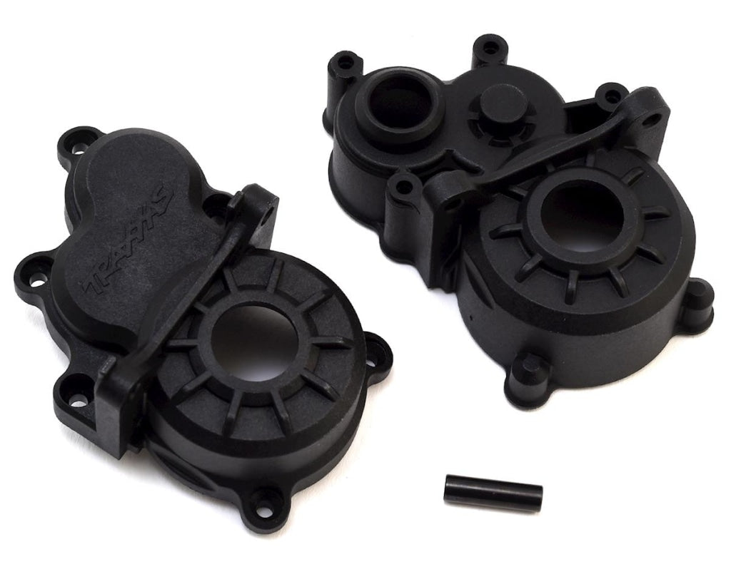 Traxxas - E-Revo Vxl 2.0 Transmission Gearbox Halves W/Idler Gear Shaft En Existencia