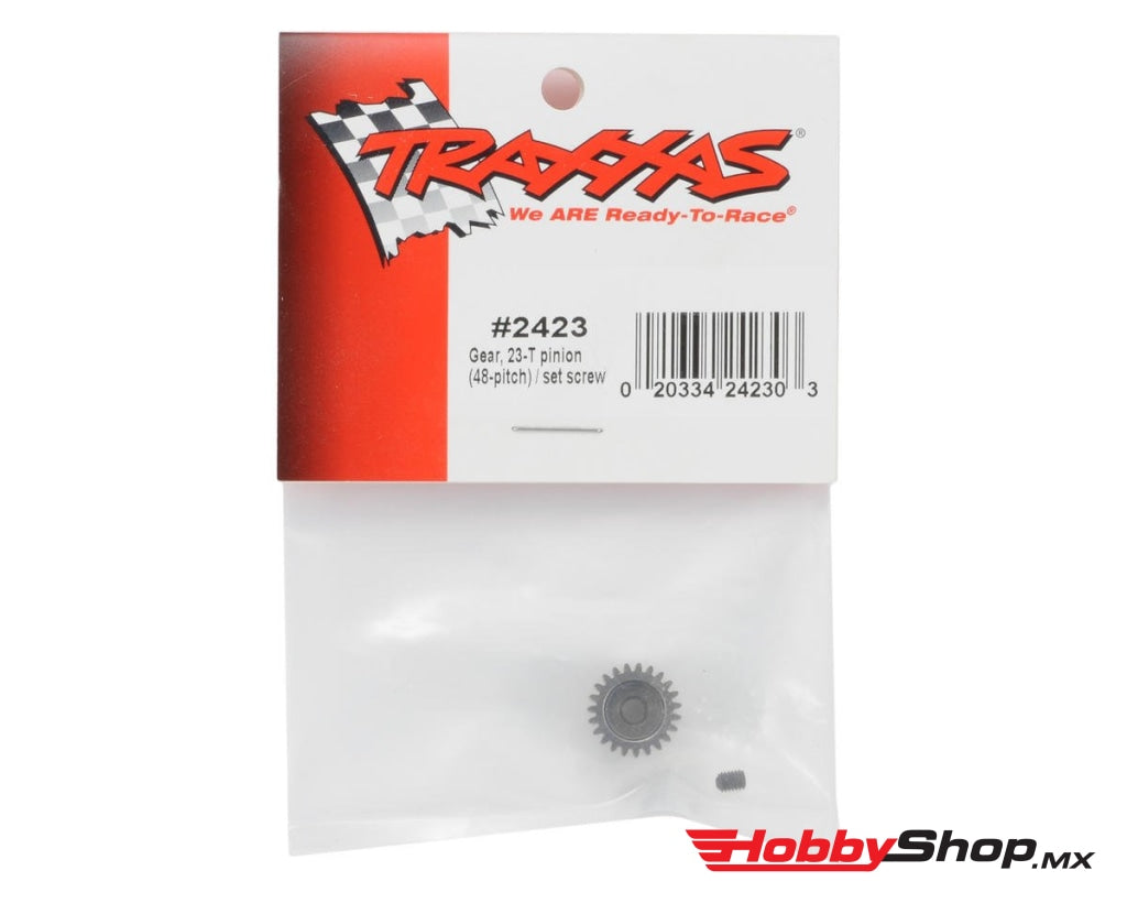 Traxxas - Engranaje De Piñón 48P Con Tornillo Fijación (Diámetro Interior 3.17 Mm) (23T) En