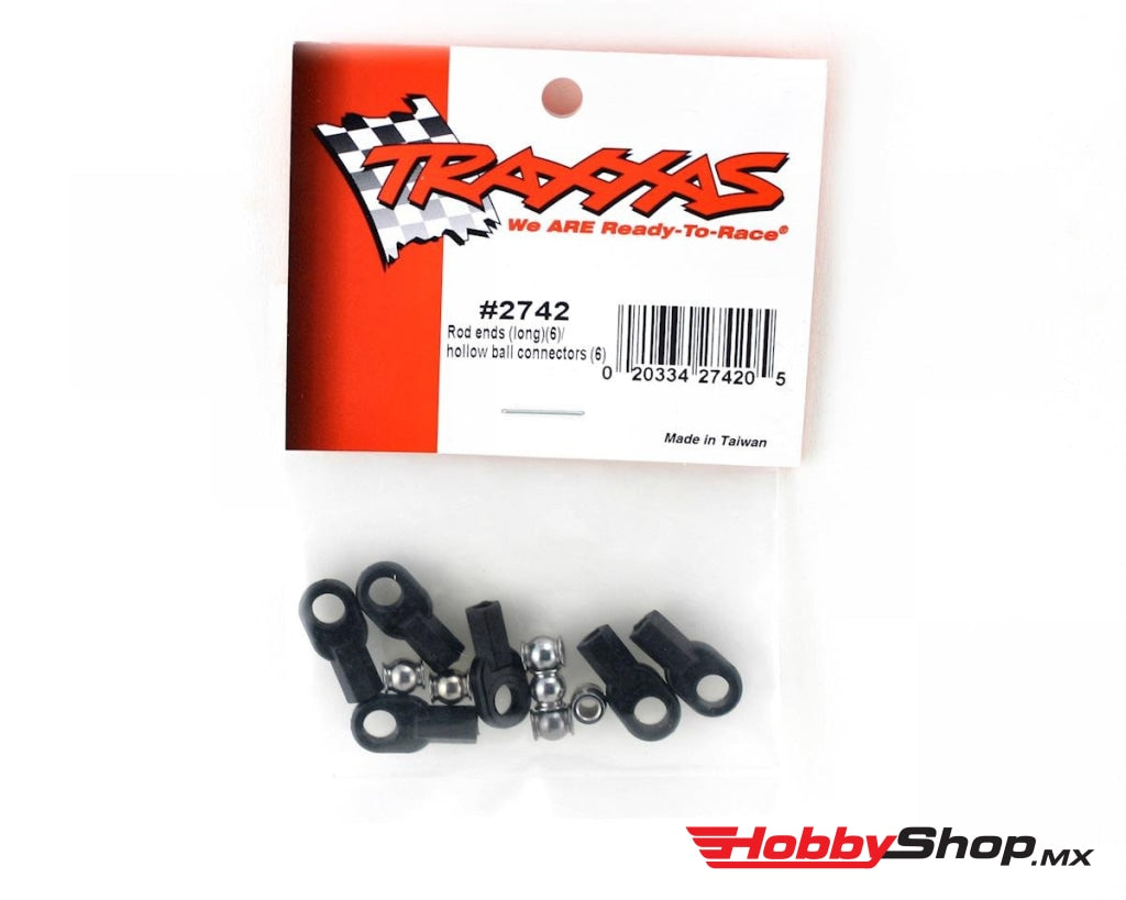 Traxxas - Extremos De Varilla Conectores Bola Largos (6) / Huecos En Existencia