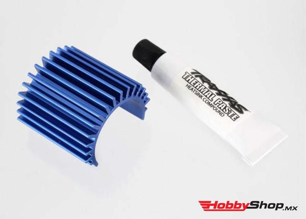 Traxxas - Heat Sink Velineon® 380 Brushless Motor Aluminum (Blue-Anodized) En Existencia