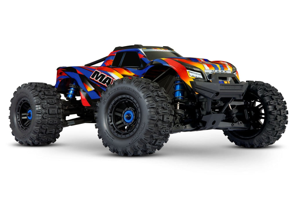 Traxxas - Maxx Widemaxx 1/10 Brushless Rtr 4Wd Monster Truck W/Tqi 2.4Ghz Radio & Tsm Amarillo /