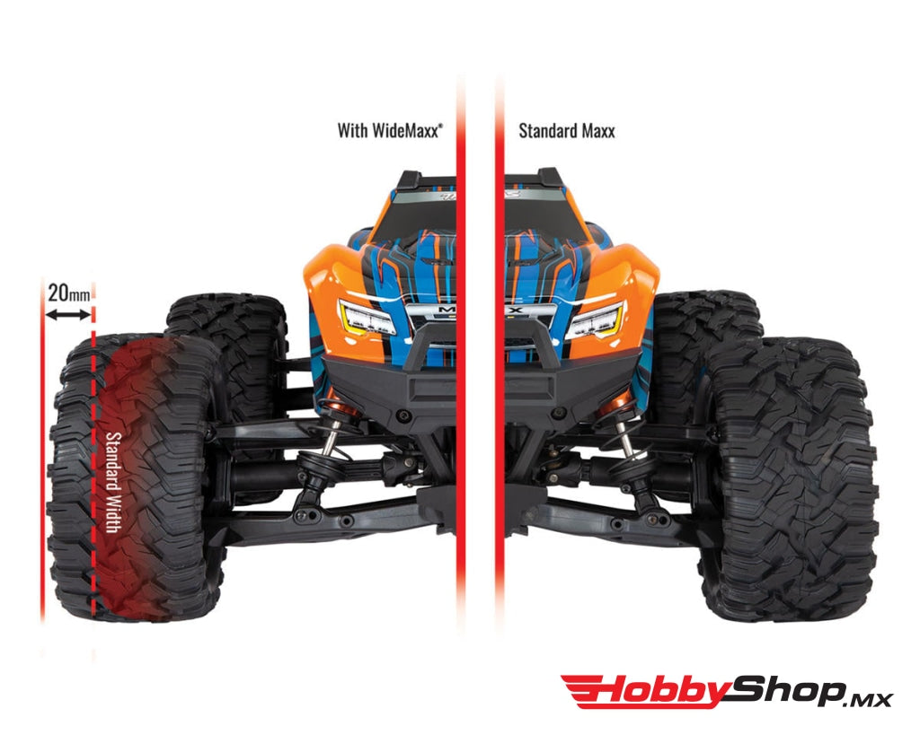 Traxxas - Maxx Widemaxx 1/10 Brushless Rtr 4Wd Monster Truck W/Tqi 2.4Ghz Radio & Tsm Verde En