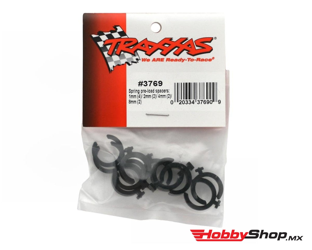 Traxxas - Separadores De Precarga Resorte: 1 Mm (4) / 2 (2) 4 8 En Existencia