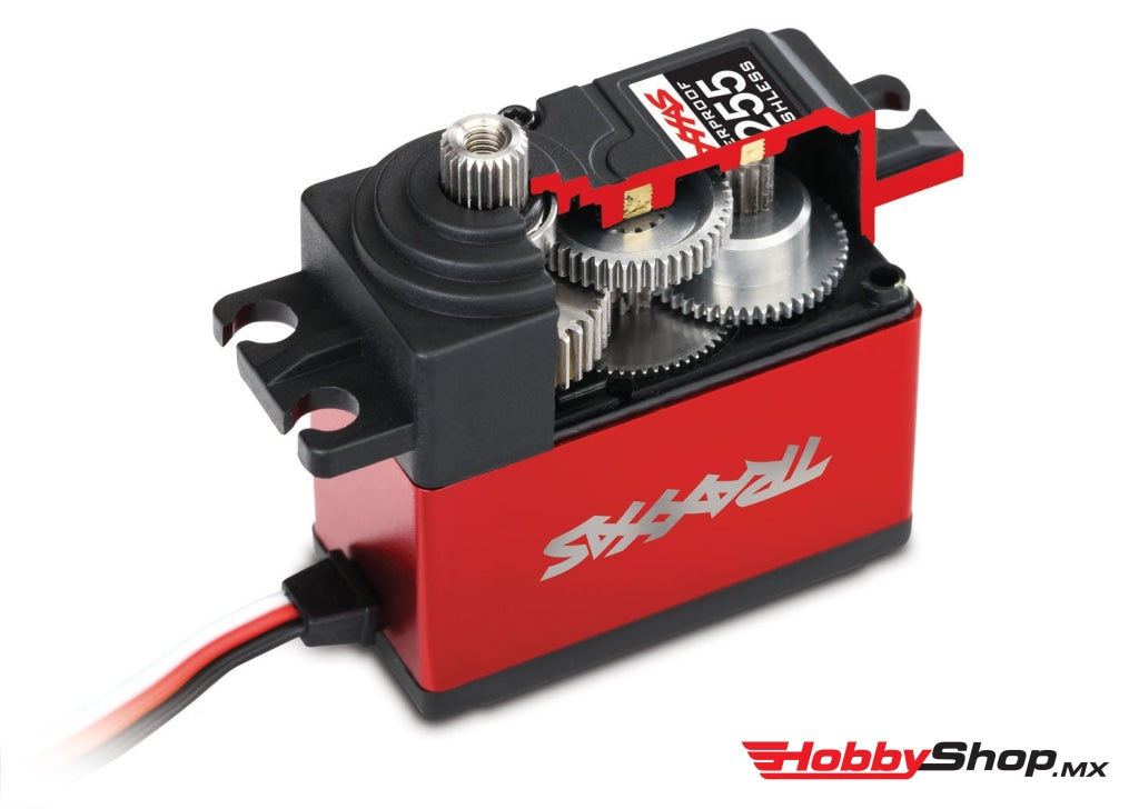 Traxxas - Servo Digital Sin Escobillas Rojo High-Torque 400 En Existencia