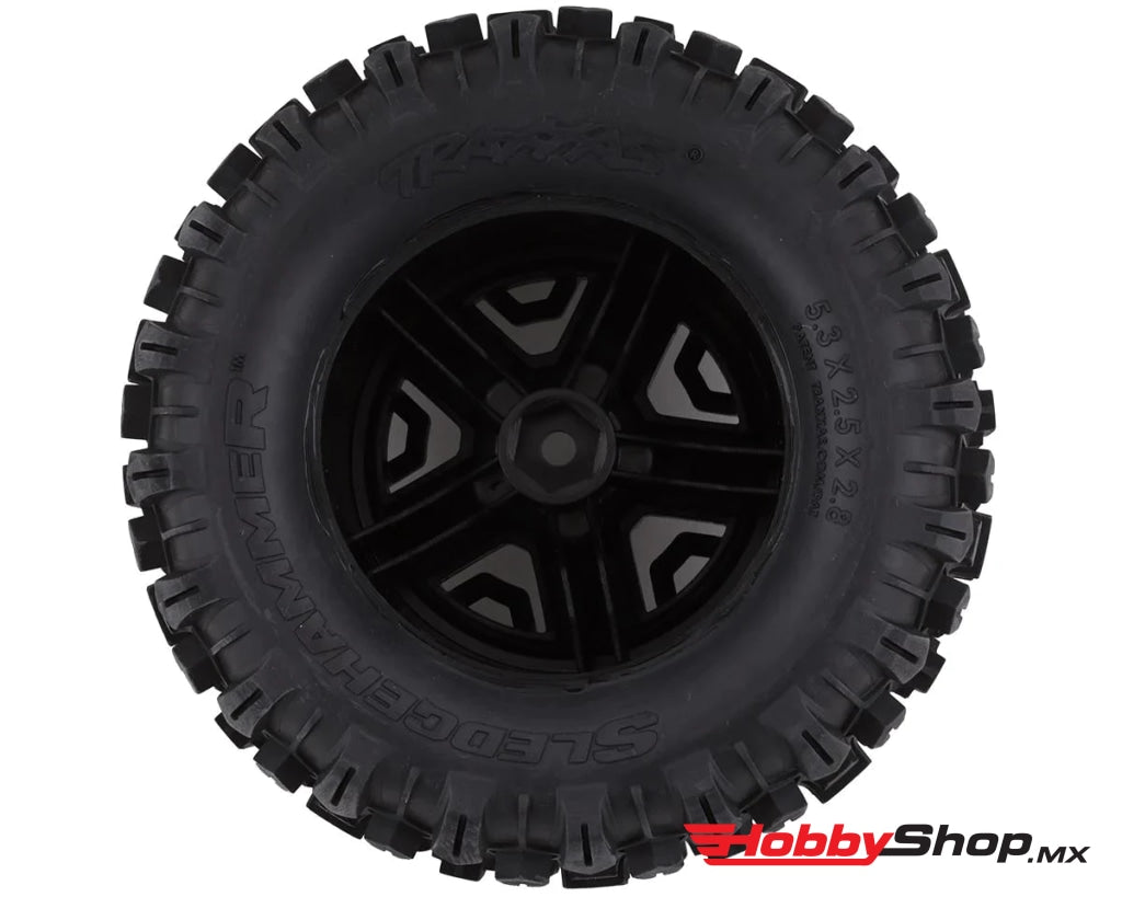 Traxxas - Sledgehammer 2.8 Pre-Mounted Tires W/12Mm Hex (2) (Black) En Existencia