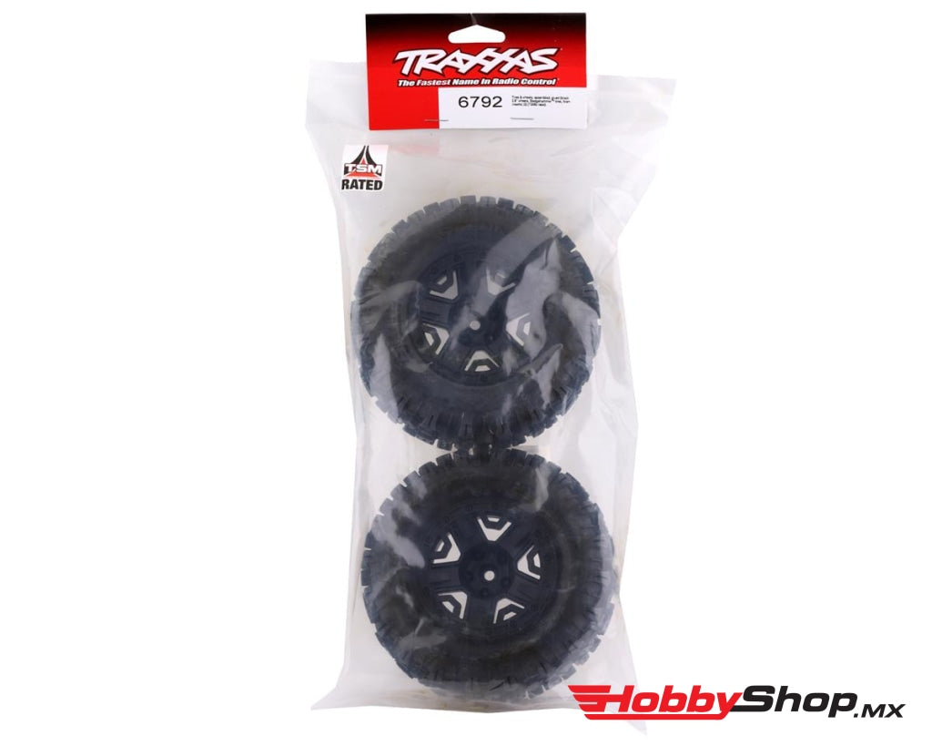 Traxxas - Sledgehammer 2.8 Pre-Mounted Tires W/12Mm Hex (2) (Black) En Existencia