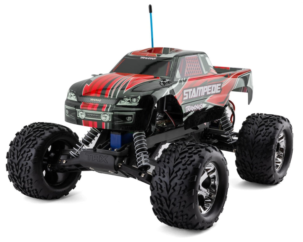 Traxxas - Stampede 1/10 Rtr Monster Truck (Red) W/Xl-5 Esc Tq 2.4Ghz Radio Battery & Usb-C Charger