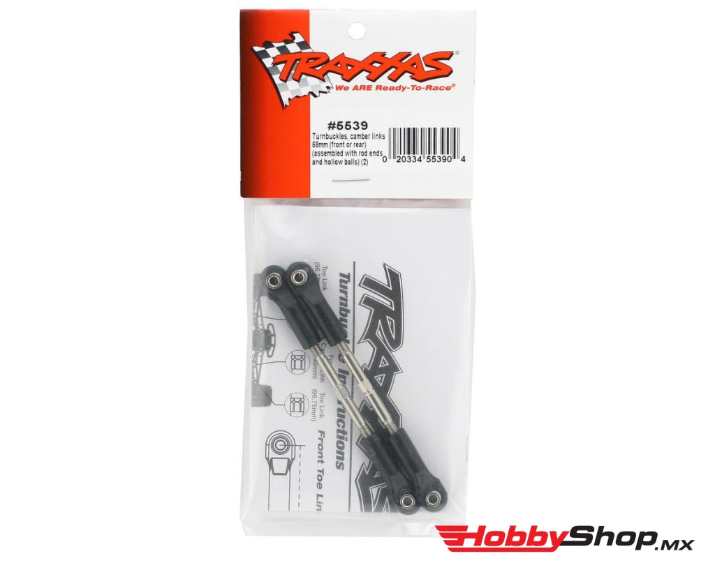 Traxxas - Tensores Eslabones De Inclinación 58Mm (Ensamblados Con Extremos Varilla Y Bolas Huecas)