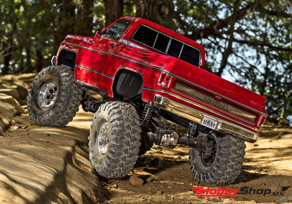 Traxxas - Trx-4 1/10 High Trail Edition Rc Crawler W/79 Chevrolet K10 Truck Body (Red) W/Tqi 2.4Ghz