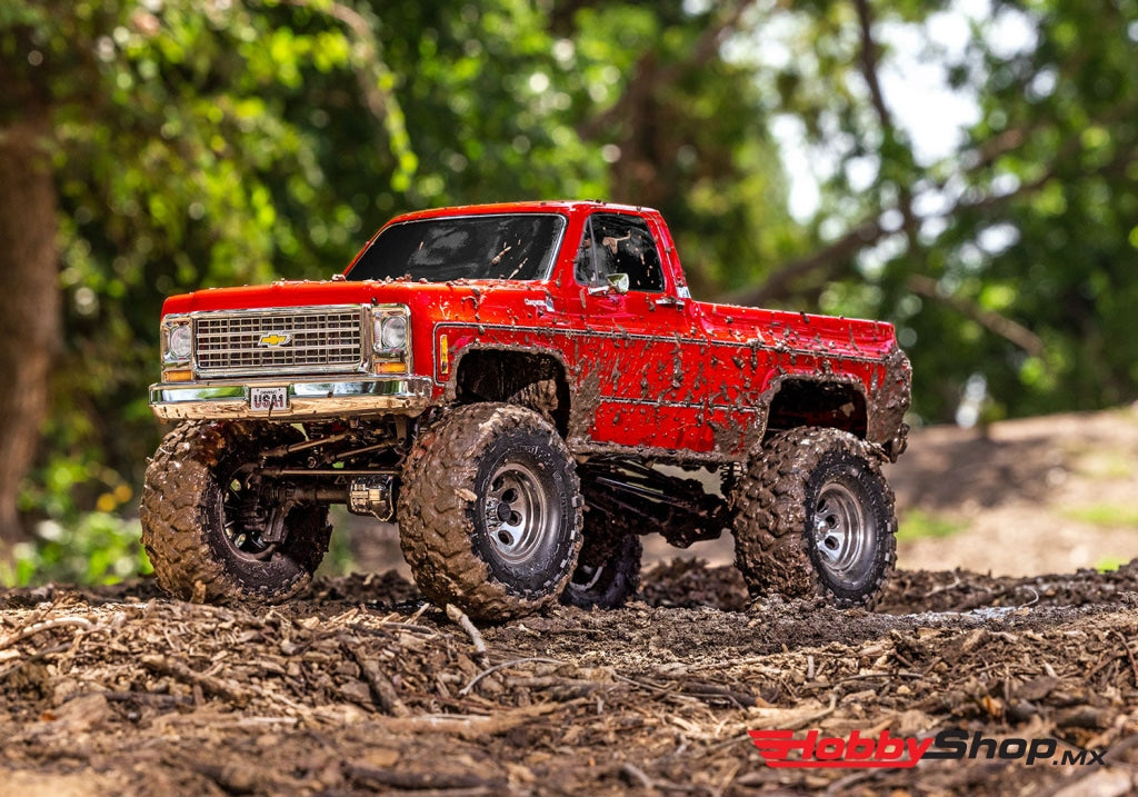 Traxxas - Trx-4 1/10 High Trail Edition Rc Crawler W/79 Chevrolet K10 Truck Body (Red) W/Tqi 2.4Ghz