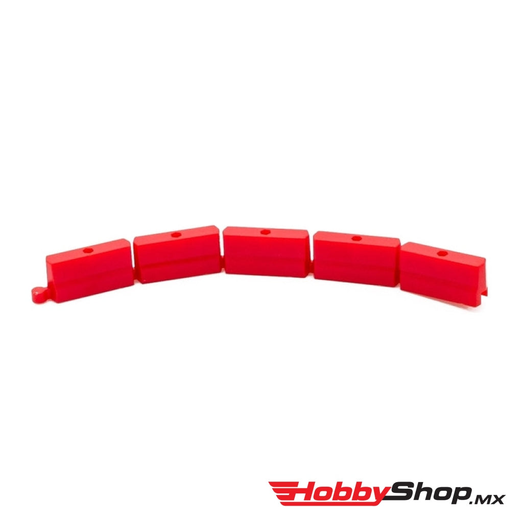 Turbo Racing - 1:76 Rc Car Piezas De Repuesto Guardrail Red (50 Piezas) En Existencia