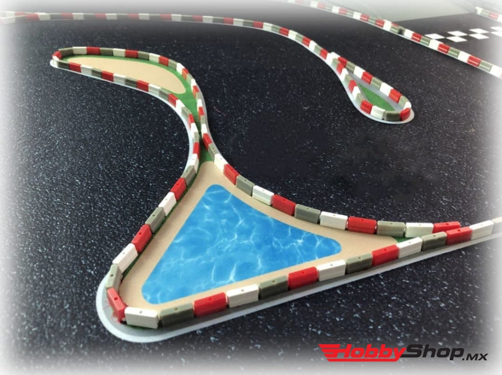 Turbo Racing - 1:76 Rc Car Piezas De Repuesto Guardrail Red (50 Piezas) En Existencia