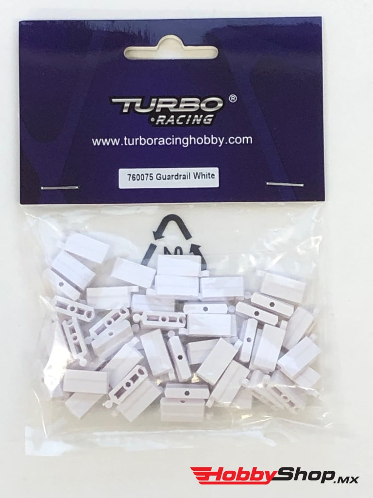 Turbo Racing - 1:76 Rc Car Piezas De Repuesto Guardrail White (50 Piezas) En Existencia