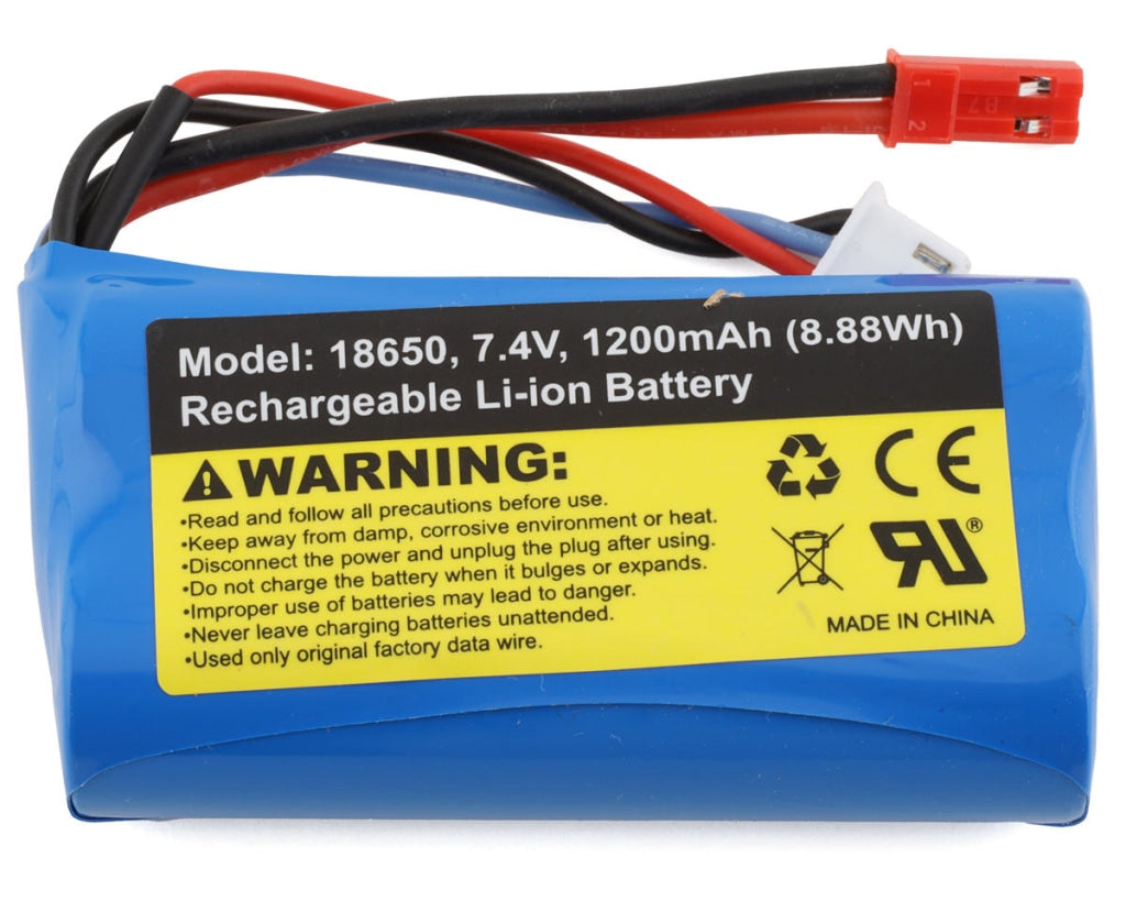 Udi Rc - 2S Li-Ion Battery (7.4V/1200Mah) W/Jst Connector En Existencia