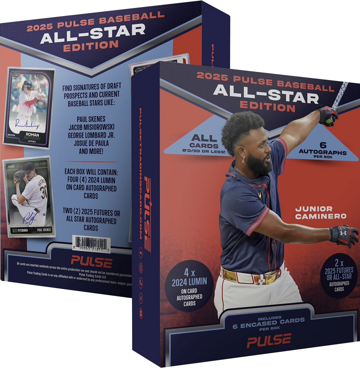 Pulse 2025 Baseball All Star Edition Hobby Box, frente de caja