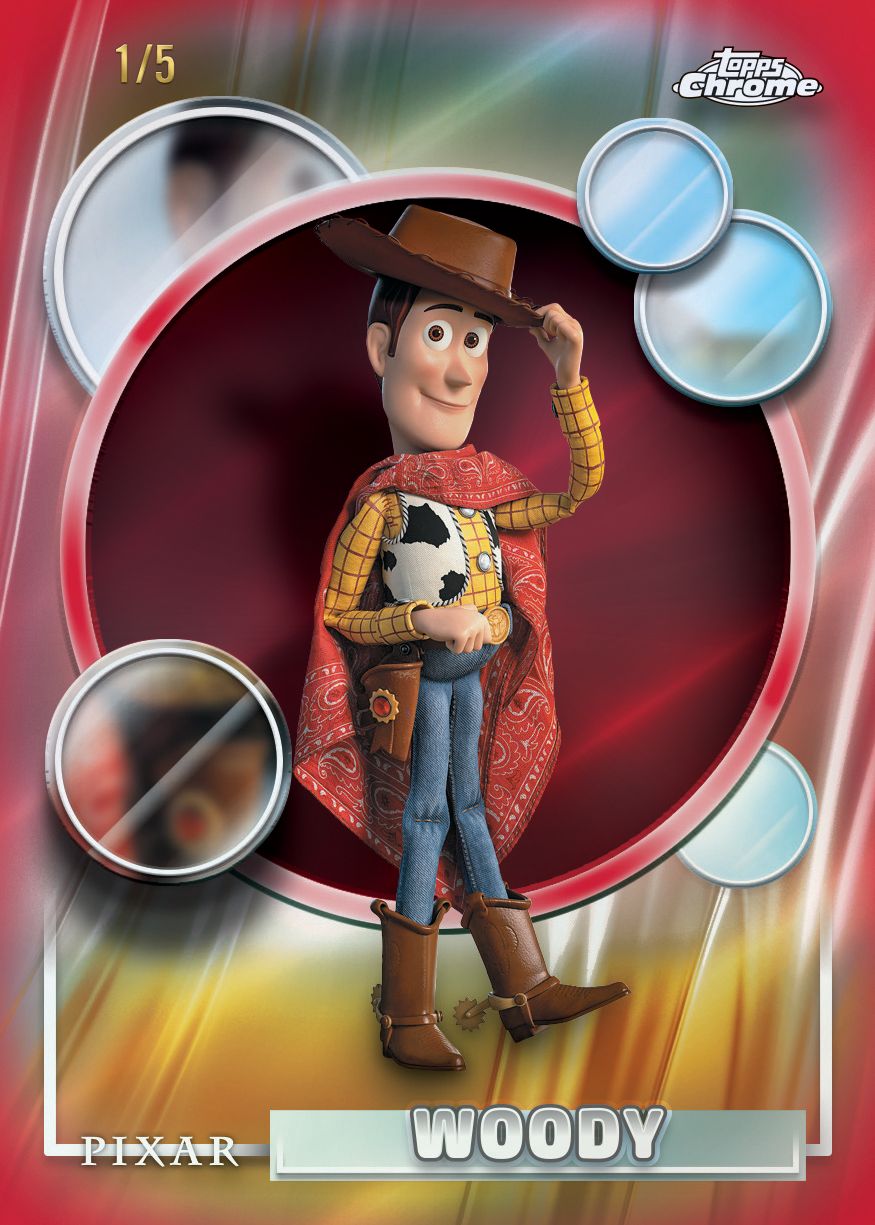Topps Chrome Disney 2026 cartas de muestra