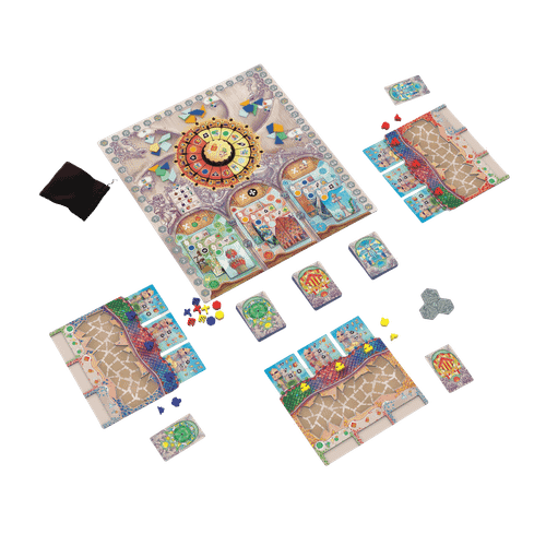 Gaudí Devir, componentes y tablero del juego