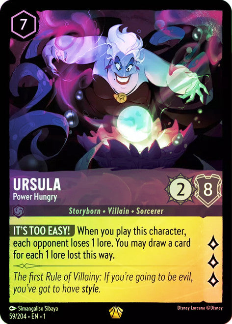 Carta Lena Sabrewing - Rebellious Teenager,Set Into the Inklands, Número de Tarjeta 43 , Color Amethyst, Rarity Common