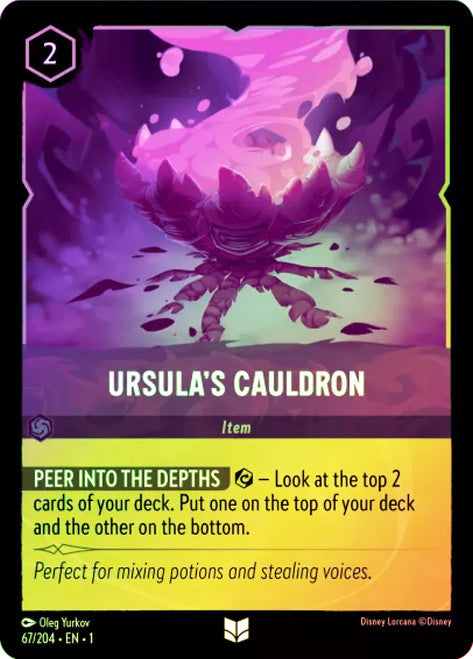 Carta Maleficent - Mistress of All Evil,Set Into the Inklands, Número de Tarjeta 51 , Color Amethyst, Rarity Legendary
