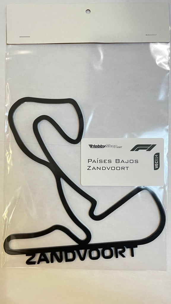 Vector Zero - Autódromo En Acrílico Negro Zandvoort / Países Bajos En Existencia