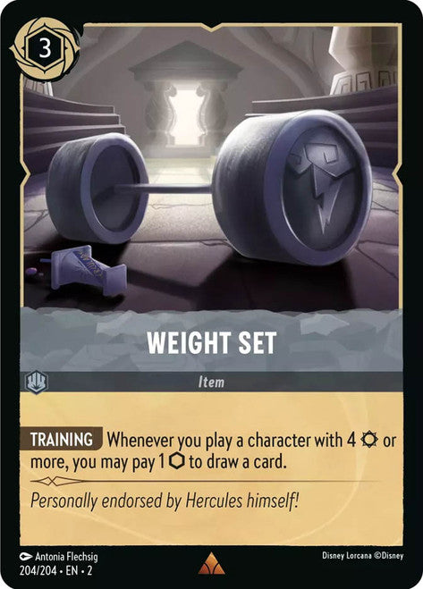 Carta Weight Set,Set Rise of the Floodborn , Número de Tarjeta 204 , Color Steel, Rarity Rare