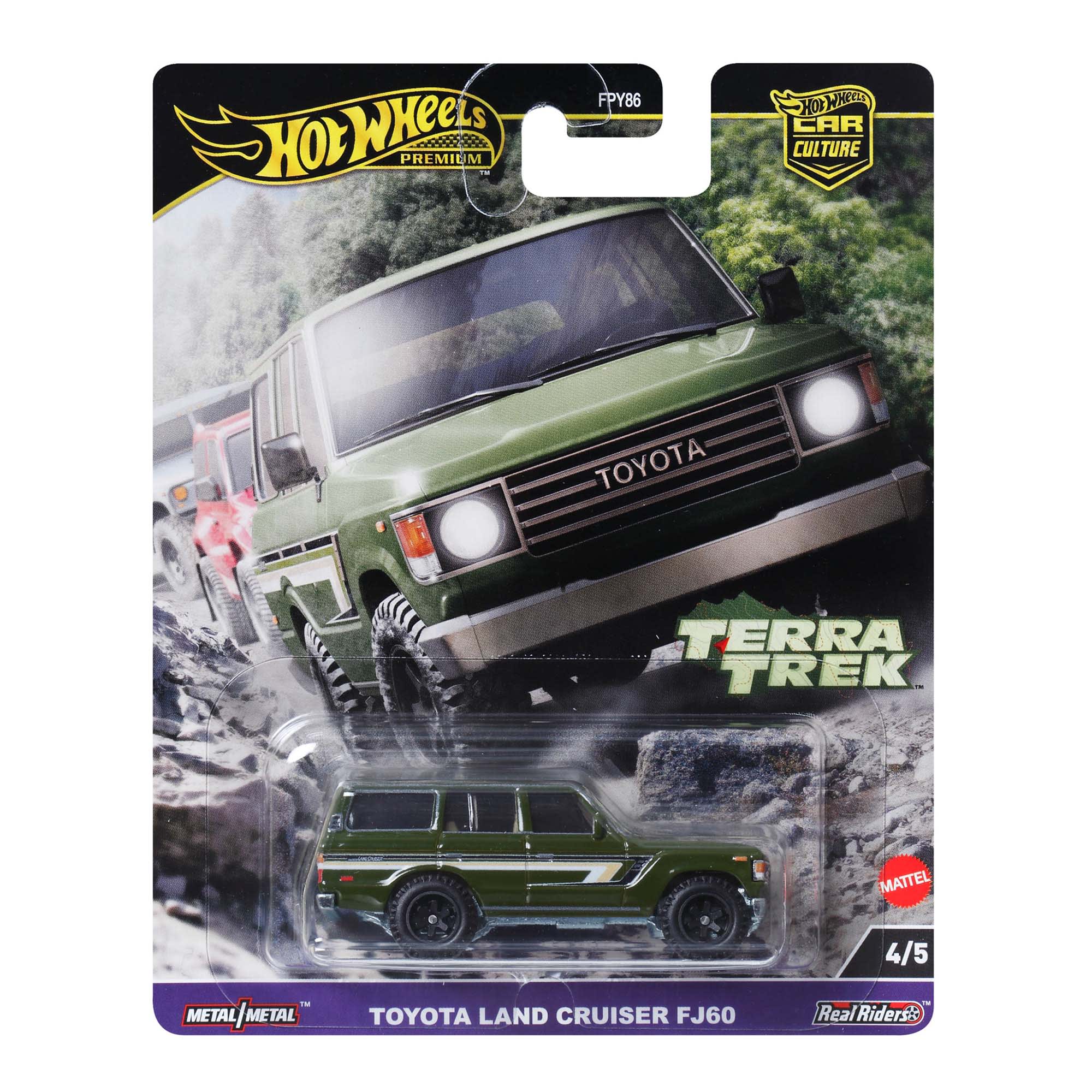 Mattel - Hot Wheels Premium Car Culture Toyota Land Cruiser FJ60 4/5