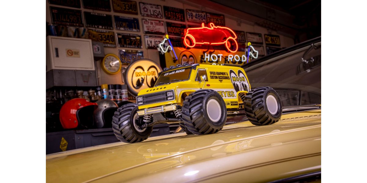 Kyosho - Fazer Mk2 Mad Van 1/10 4WD Readyset Brushed Monster Truck (Mooneyes) w/2.4GHz Radio