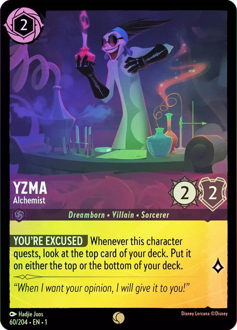 Carta Magic Broom - Dancing Duster,Set Into the Inklands, Número de Tarjeta 44 , Color Amethyst, Rarity Uncommon
