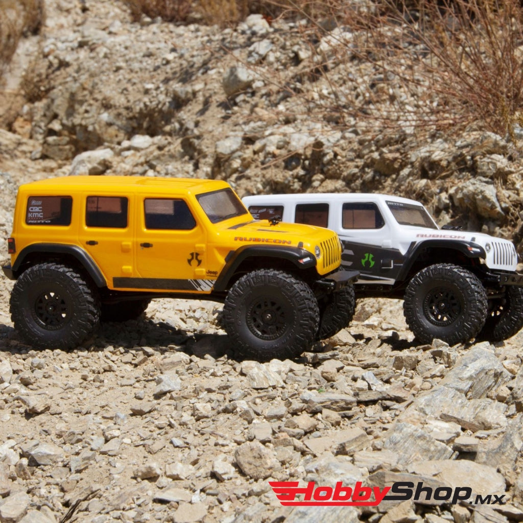 1/24 Scx24 2019 Jeep Wrangler Jlu Crc Rock Crawler 4Wd Rtr White Axi00002T1 En Existencia