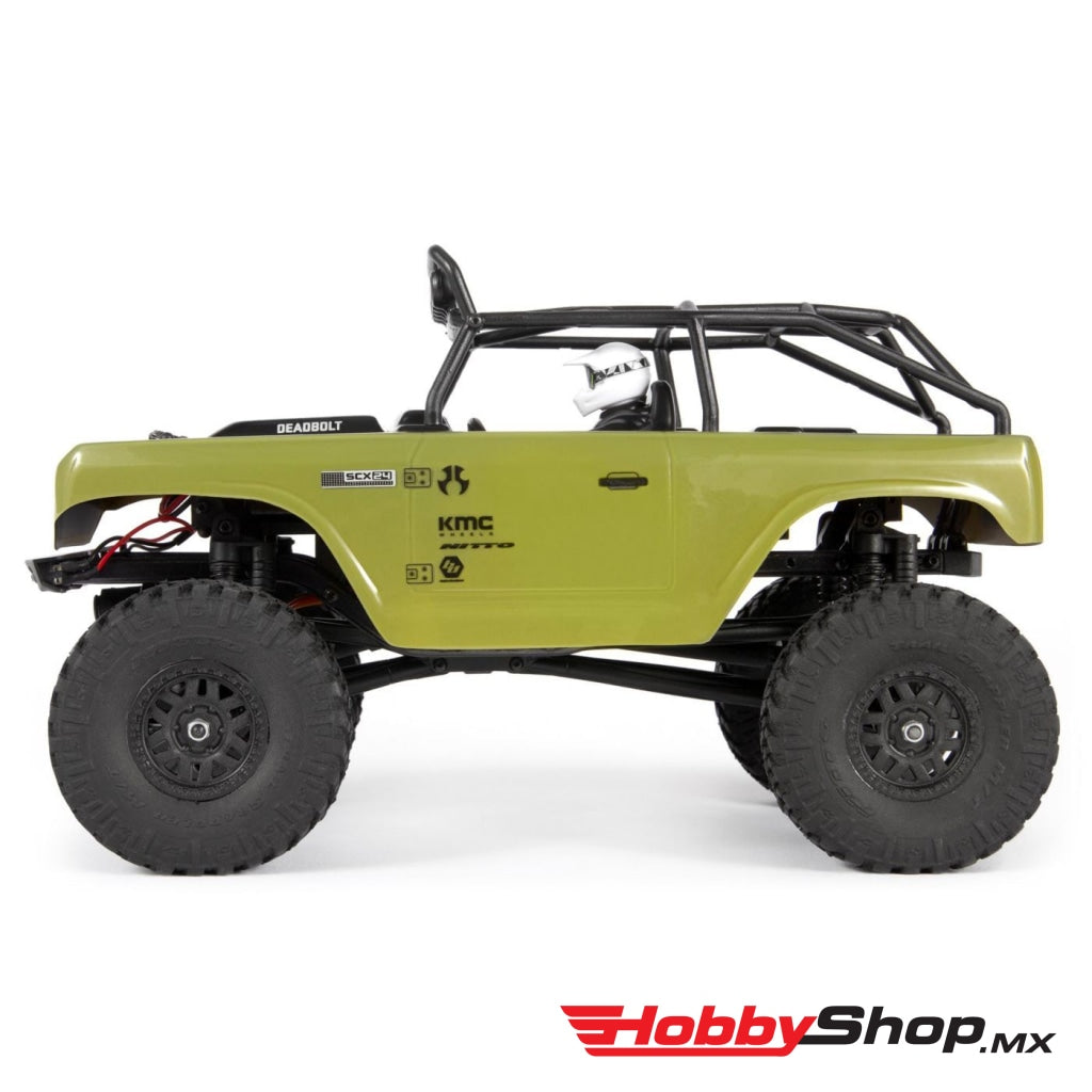 1/24 Scx24 Deadbolt 4Wd Rock Crawler Brushed Rtr Green Axi90081T2 En Existencia