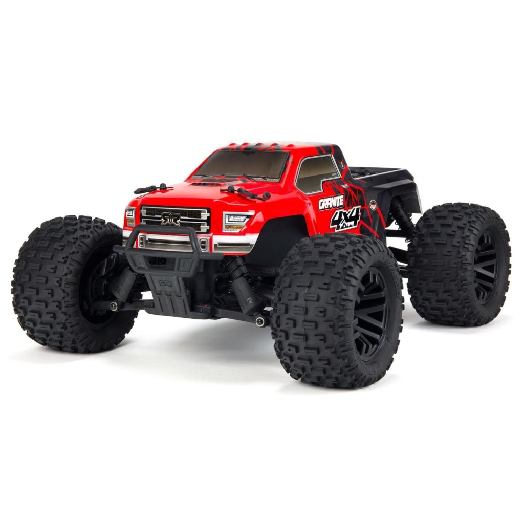 Arrma - 1/10 Granite Mega 550 Brushed 4Wd Monster Truck Rtr Red/black En Existencia