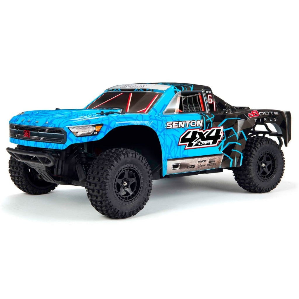 Arrma - 1/10 Senton Mega 550 Brushed 4Wd Short Course Truck Rtr Blue/black En Existencia