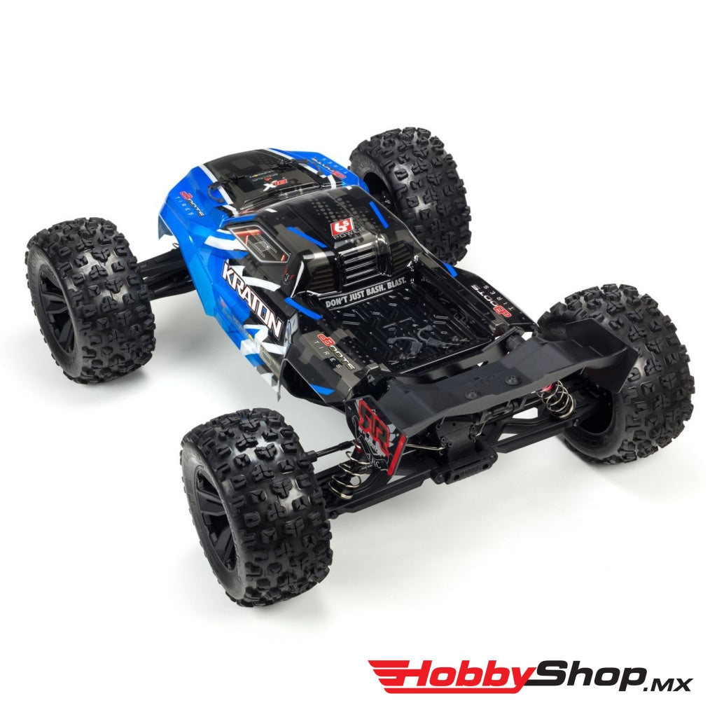 Arrma - 1/8 Kraton 6S Blx 4Wd Brushless Speed Monster Truck With Spektrum Rtr Blue En Existencia