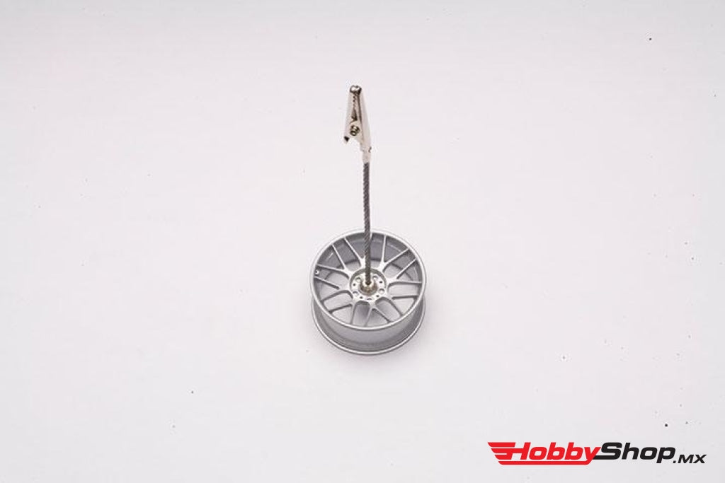 Autoart - 1:12 Racing Wheel Memo Clipping Stand Silver En Existencia