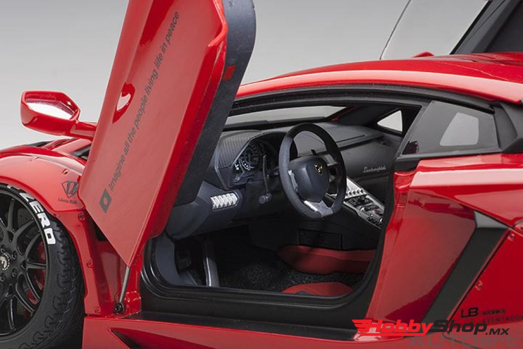 Autoart - Liberty Walk Lb-Works Lamborghini Aventador Red En Existencia