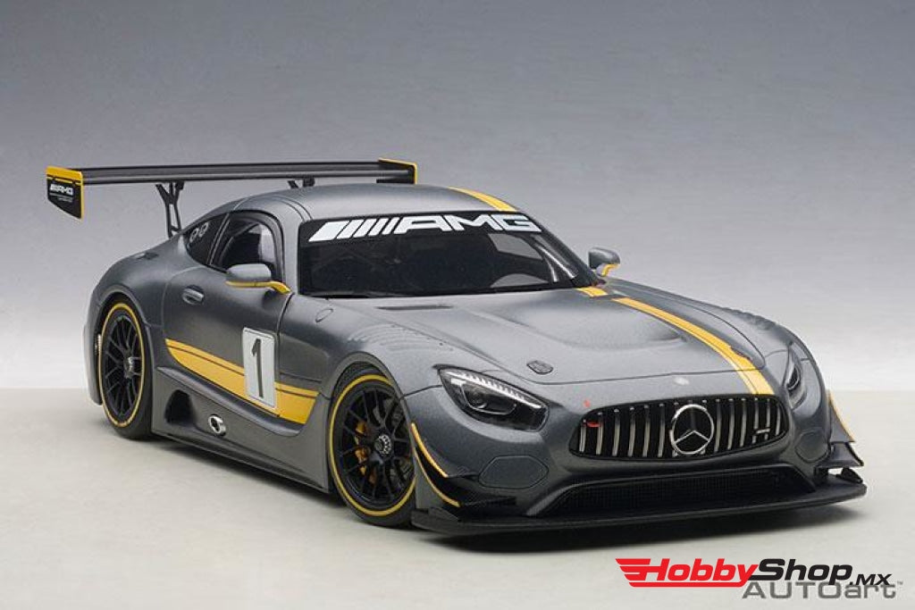 Autoart - Mercedes-Amg Gt3 Presentation Car Grey En Existencia