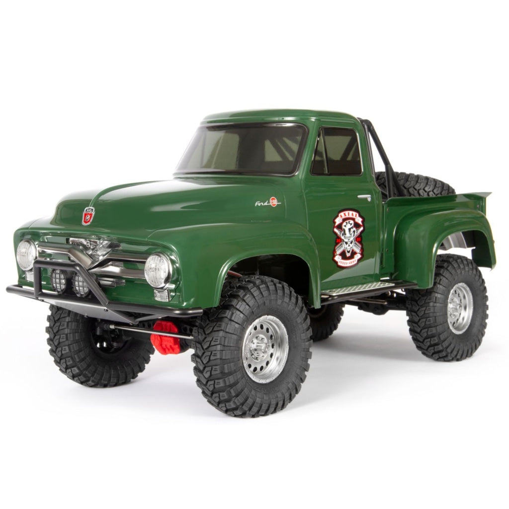 Axial - 1/10 Scx10 Ii 1955 Ford F-100 4Wd Truck Brushed Rtr Green En Existencia