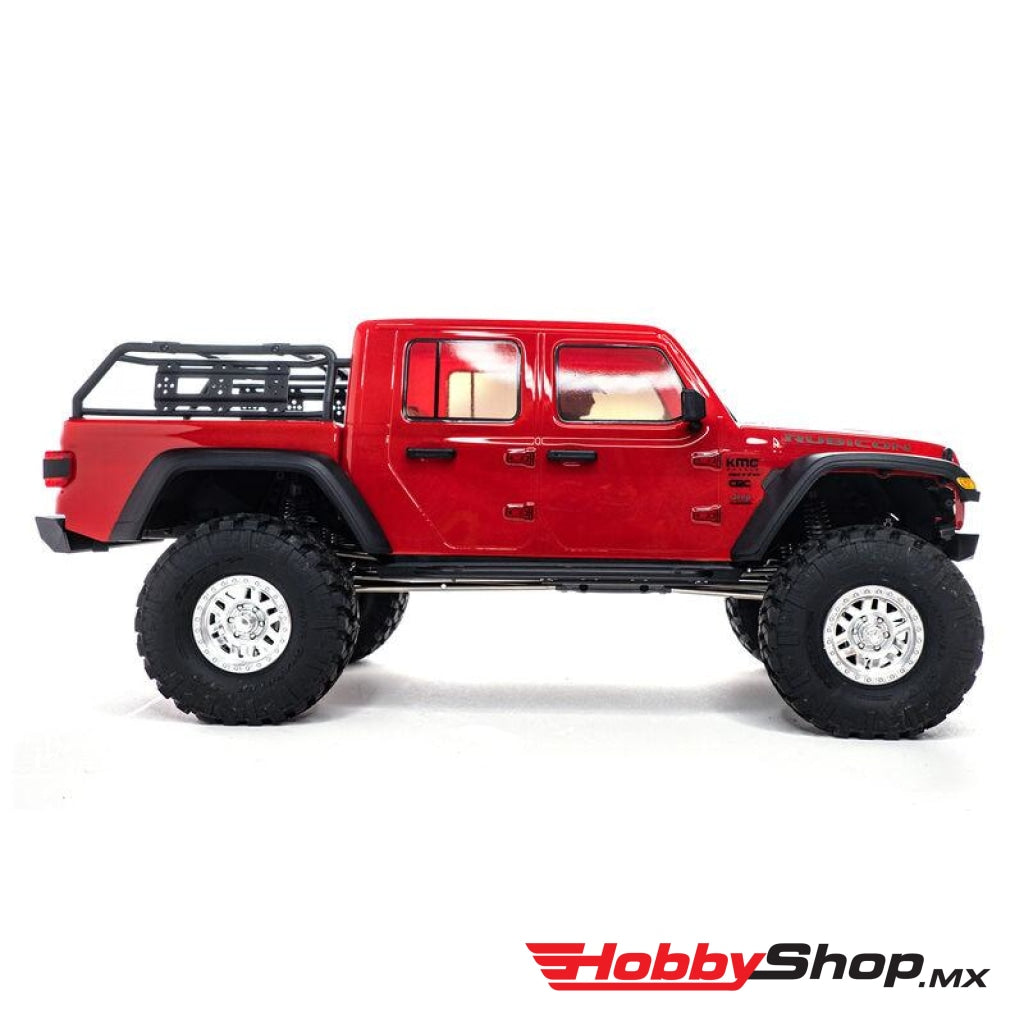 Axial - 1/10 Scx10 Iii Jeep Jt Gladiator Rock Crawler With Portals Rtr Red En Existencia