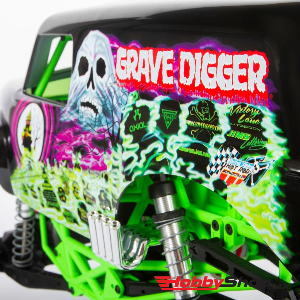 1/10 Smt10 Grave Digger 4Wd Monster Truck Rtr Axi03019 En Existencia