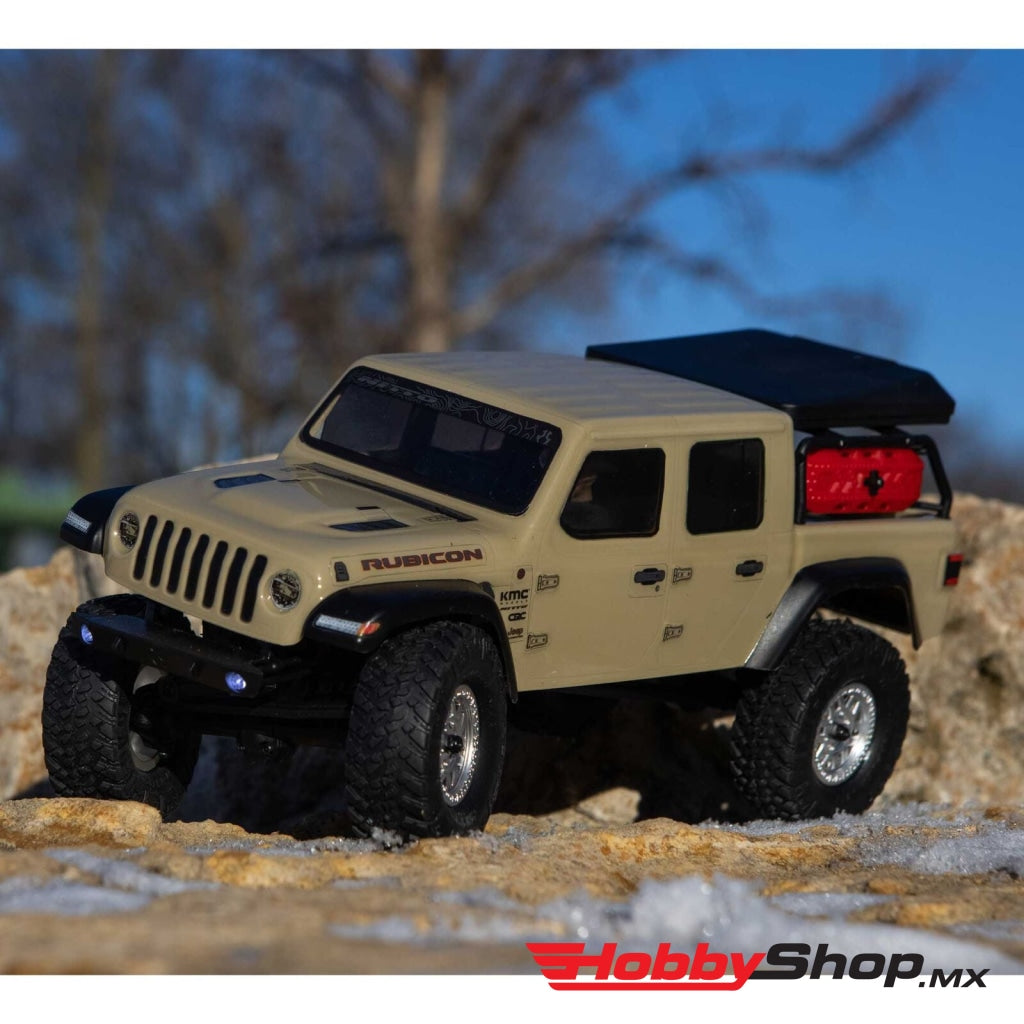 Axial - 1/24 Scx24 Jeep Jt Gladiator 4Wd Rock Crawler Brushed Rtr Beige En Existencia