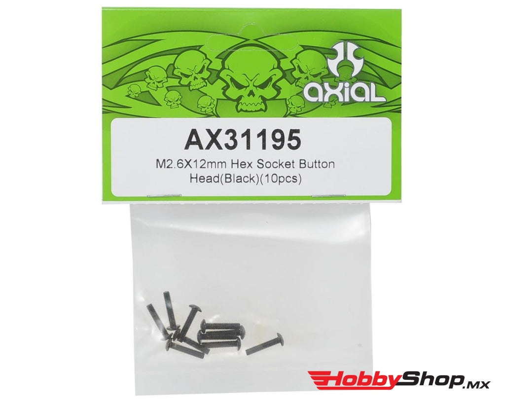 Axial - 2.6X12Mm Button Head Hex Screw (10Pcs) En Existencia